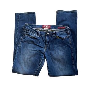 Lucky Brand Blue Denim Sofia Straight Ankle Jeans, size 8/29